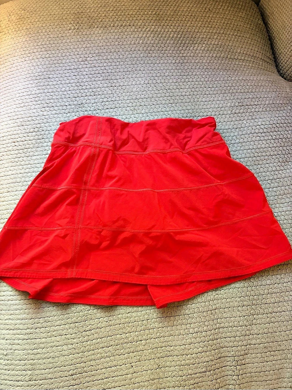 lululemon Pace Rival Mid-Rise Skirt *Long Red